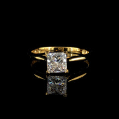 “Princessa Luxe” Engagement Ring – 1 CT or 2 CT Lab Diamond