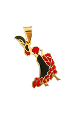 “Rhythm & Grace” Pendant – 14k Solid Gold