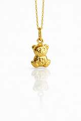 Mini Bear Pendant-14k Solid gold