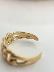 14k Gold “Twisted Breeze” Ring
