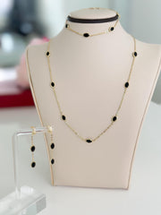 14k Gold “Midnight Grace” Set