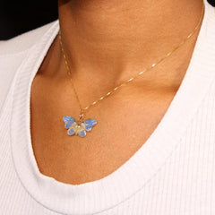 “Butterfly Dreams” Pendant - 14k Gold