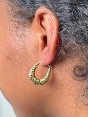 “Romance Hoops” Earrings - 14k Gold