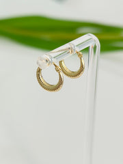“Tiny Twist” Earrings - 14k Gold