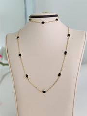 14k Gold “Midnight Grace” Set