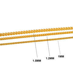 “Cuban Link” Chain - 14k Gold