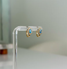 “Iris Spark” Earrings - 14k Gold