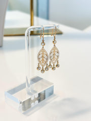 “Autumn Leaves” Earrings - 14k Gold