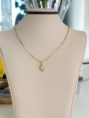 “Playful Dolphin” Pendant - 14k Gold