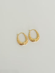“Romance Hoops” Earrings - 14k Gold