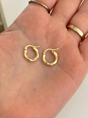 “Petite Twist” Earrings - 14k Gold