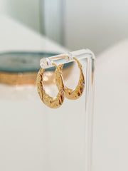 “Romance Hoops” Earrings - 14k Gold