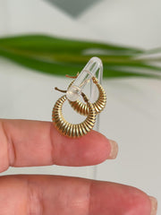 “Golden Stripes” Earrings - 14k Gold