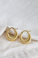 “Golden Stripes” Earrings - 14k Gold