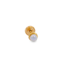 “Classic Pearl” Earrings - 14k Gold