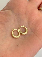 “Tiny Twist” Earrings - 14k Gold
