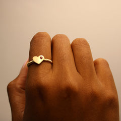 14k Gold “Amour” Ring