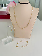 14k Gold “Timeless Pearl” Set