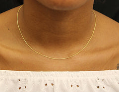“Franco Luxe” Necklace - 14k Gold