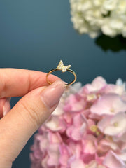 14k Gold “Wings of Light” Ring