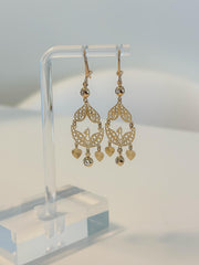 “Majestic Bloom” Earrings - 14k Gold