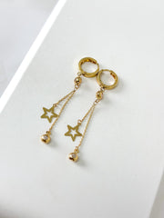 “Starry Drop” Earrings - 14k Gold