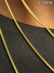 “Cuban Link” Chain - 14k Gold