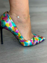 “Vanilla Bloom” Anklet - 14k Gold