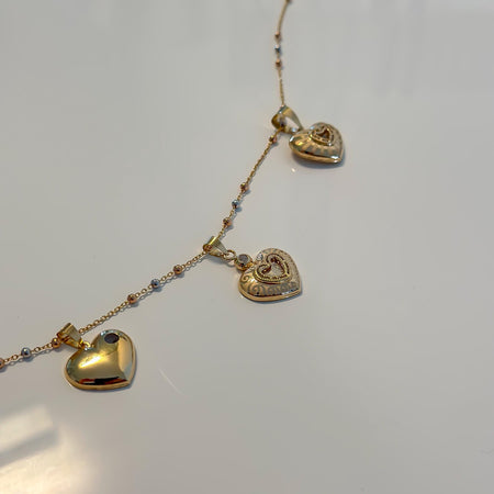 “Heart of Gold” Pendant - 14k Solid Gold