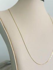“Daily Dainty”  Cable Chain – 14k Gold