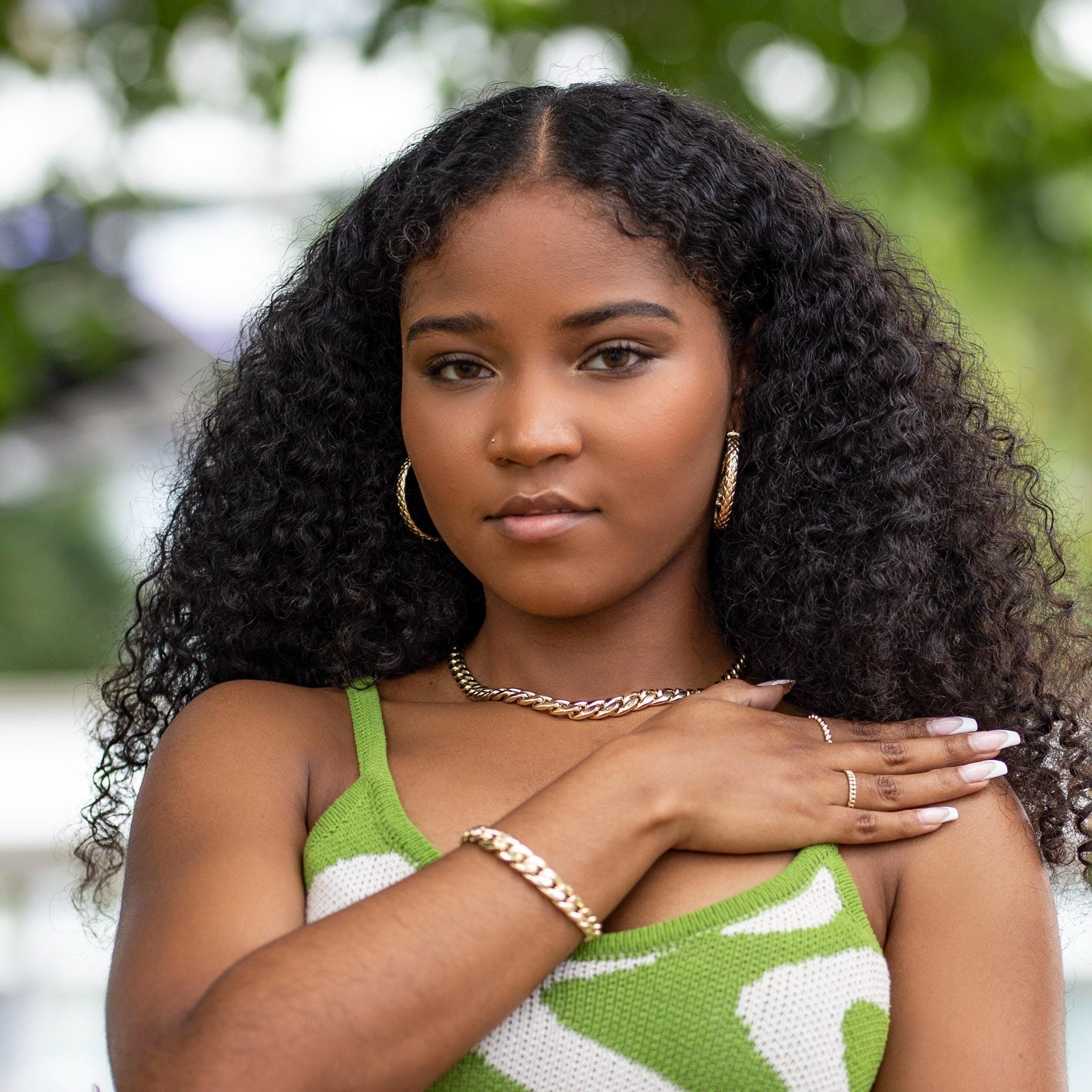 “Miami Cuban Luxe” Set - 14k Gold