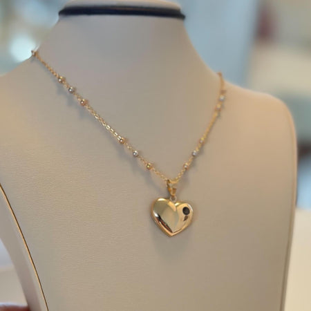 “Heart of Gold” Pendant - 14k Solid Gold