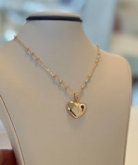 “Heart of Gold” Pendant - 14k Solid Gold