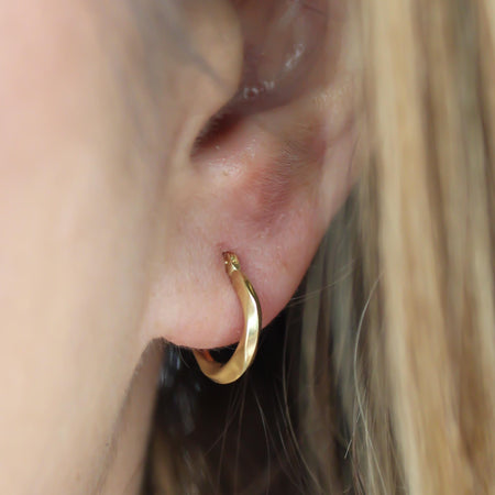 “Petite Twist” Earrings - 14k Gold