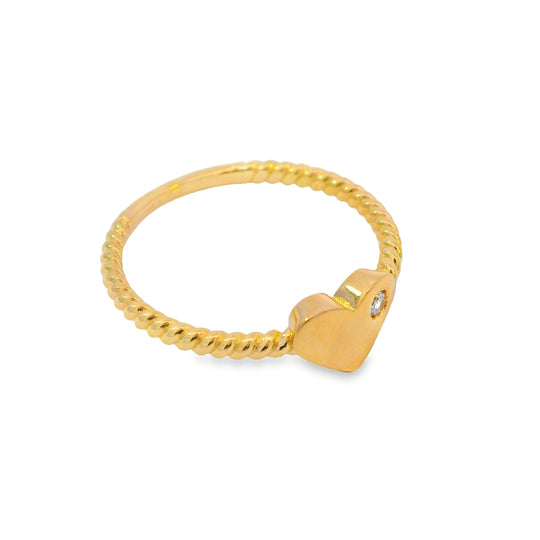 14k Gold “Amour” Ring