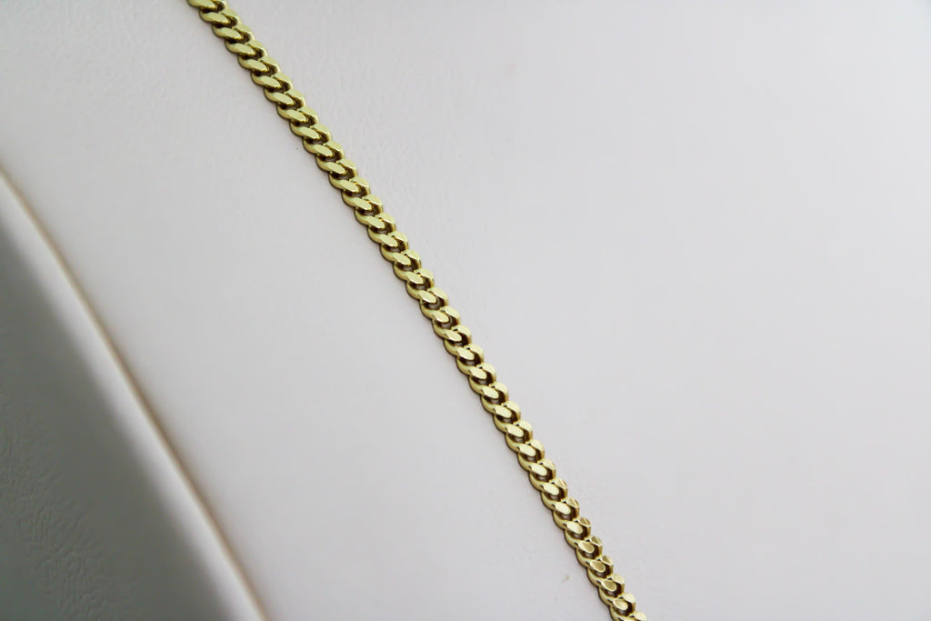 “Miami Cuban” Necklace - 14k or 10K Gold 2mm