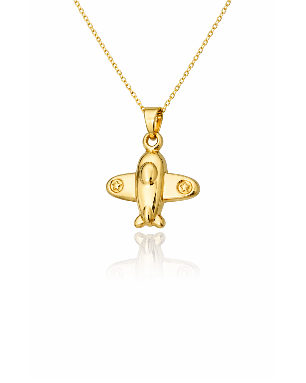 “Travel Lover” Pendant – 14k Solid Gold
