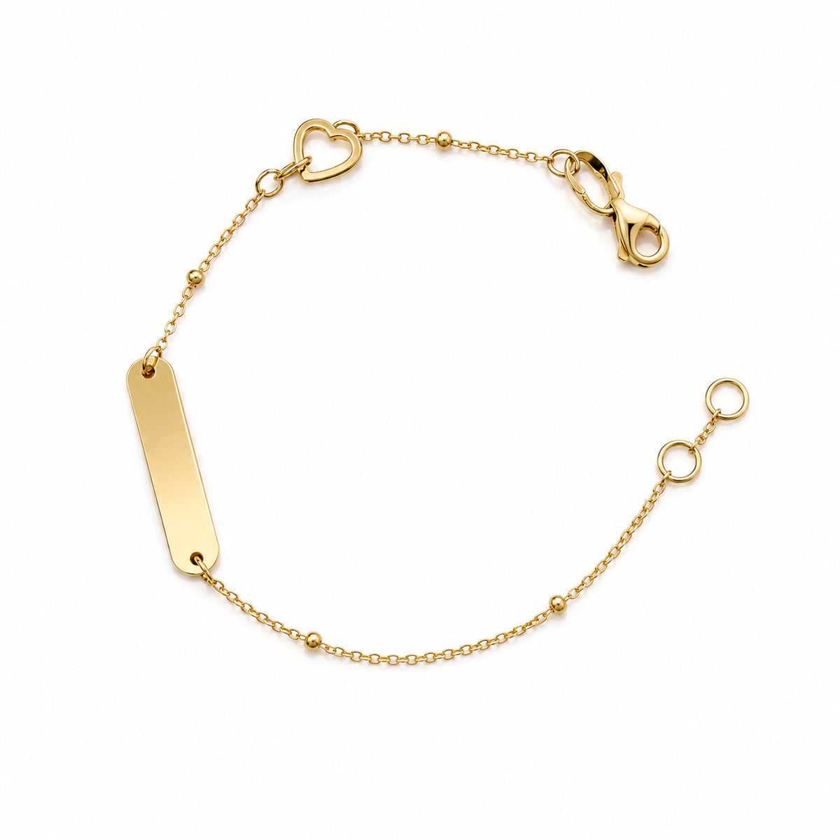"Heart Baby" Bracelet - 14K Gold