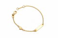 "Heart ID" Baby Bracelet - 14K Gold