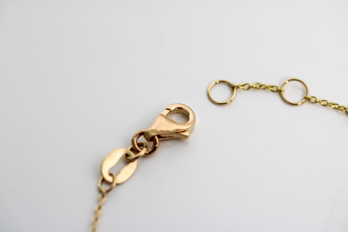 "Heart ID" Baby Bracelet - 14K Gold