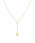 "Teardrop" Pendant Necklace - 14K Yellow Gold