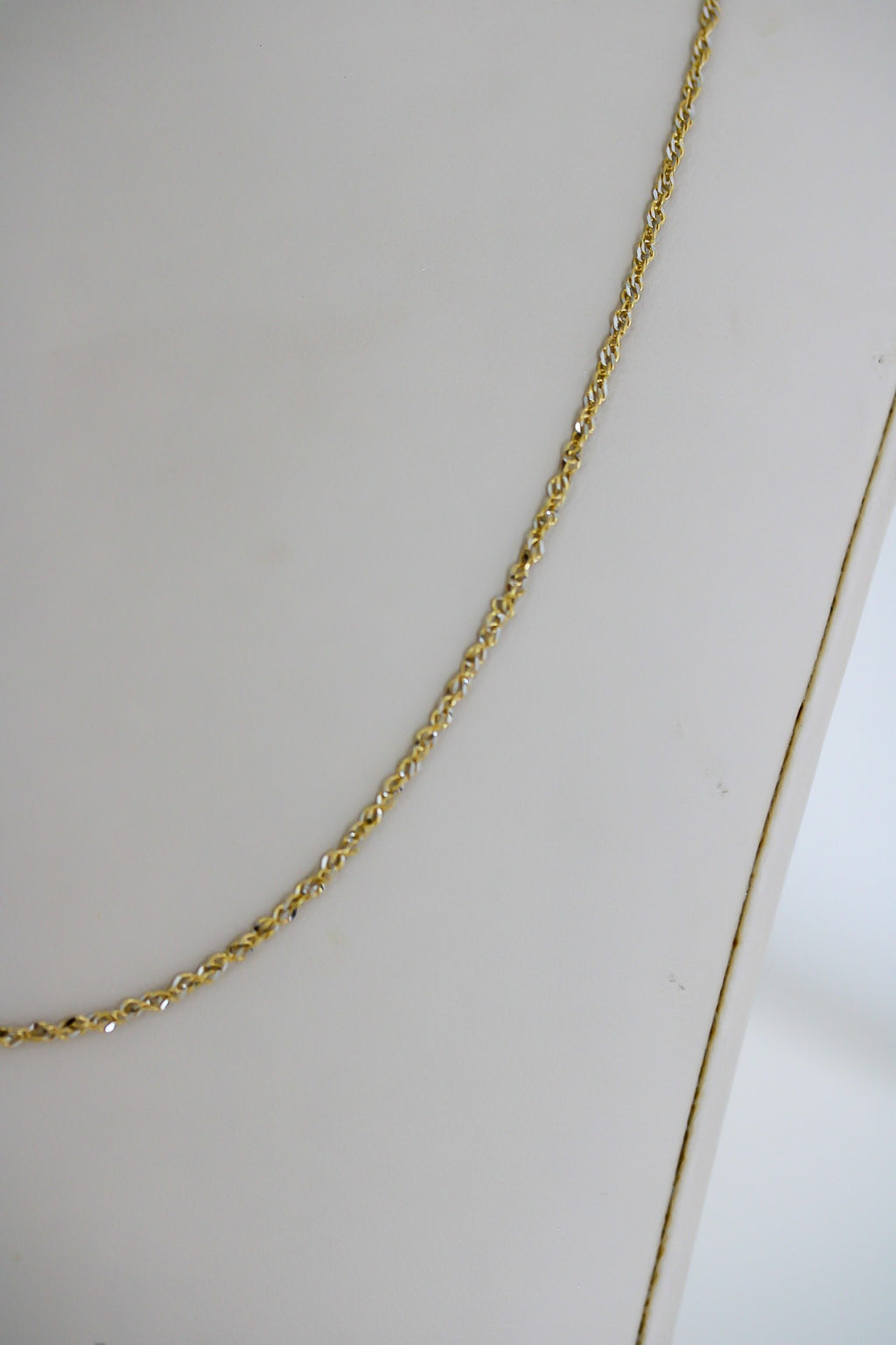 "Singapore Twisted Cable" Chain - 14K Gold