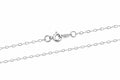 "Cable Link" Chain Necklace - 14K White Gold