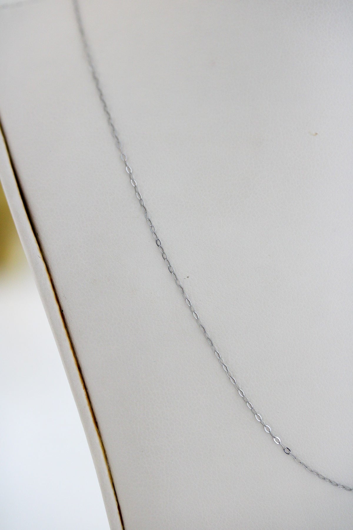 "Cable Link" Chain Necklace - 14K White Gold