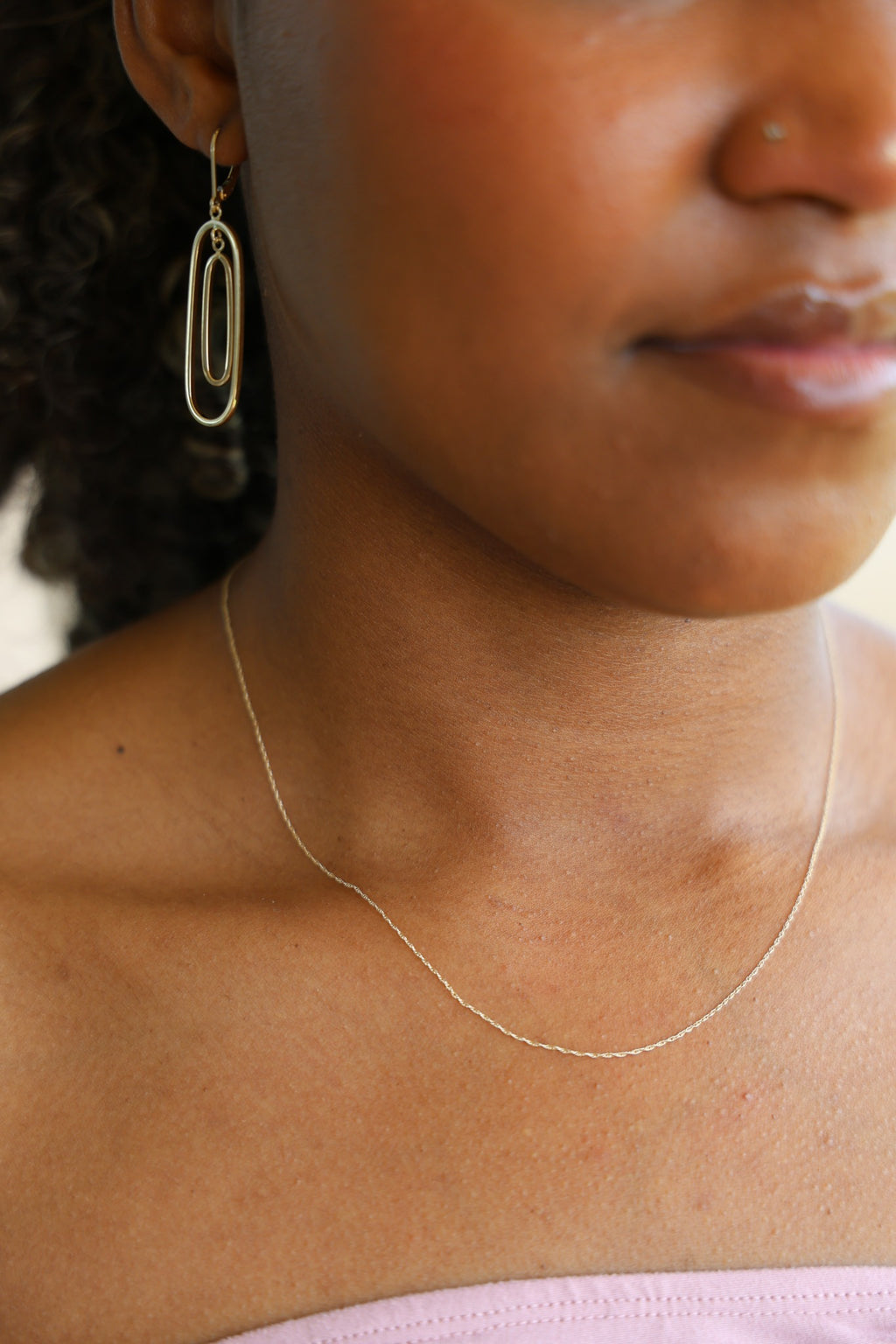 "Singapore Twisted" Chain - 14k Gold