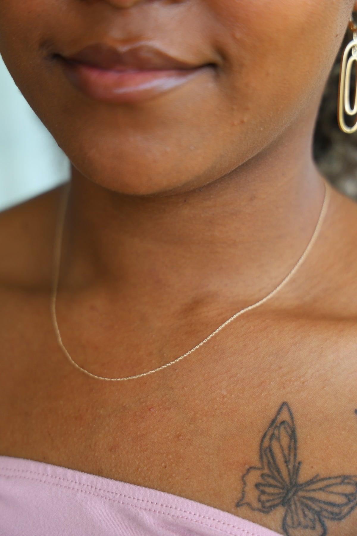 "Singapore Twisted" Chain - 14k Gold