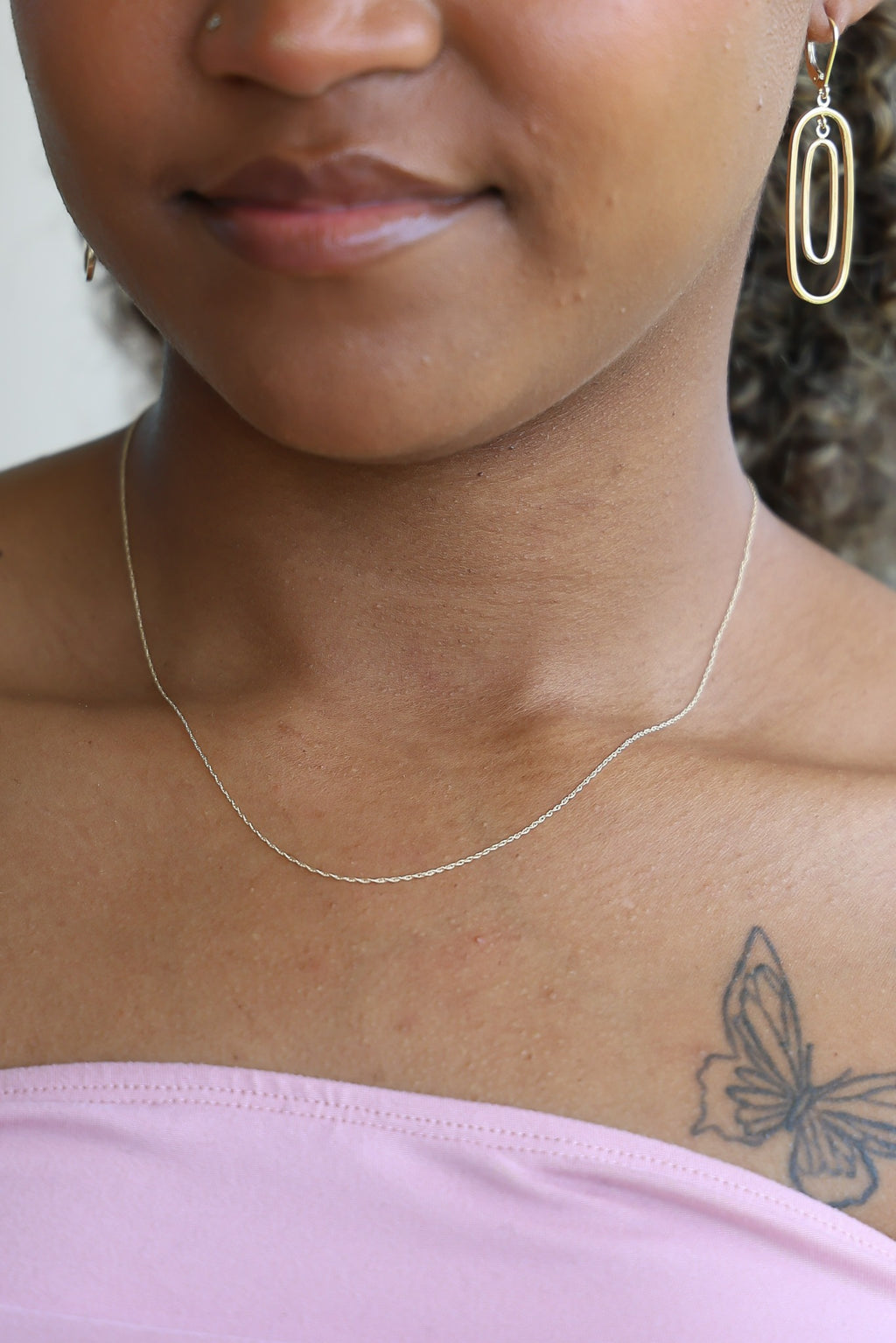 "Singapore Twisted" Chain - 14k Gold