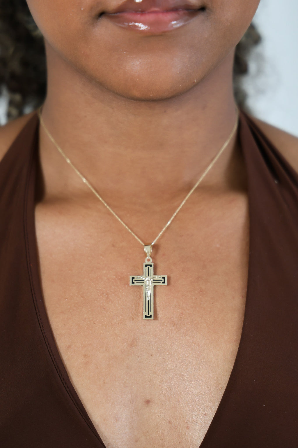 "Crucifix" Pendant -14K Gold