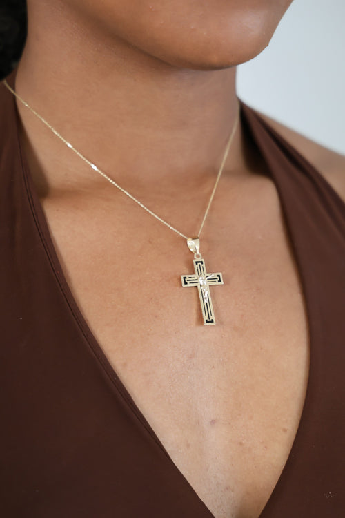 "Crucifix" Pendant -14K Gold