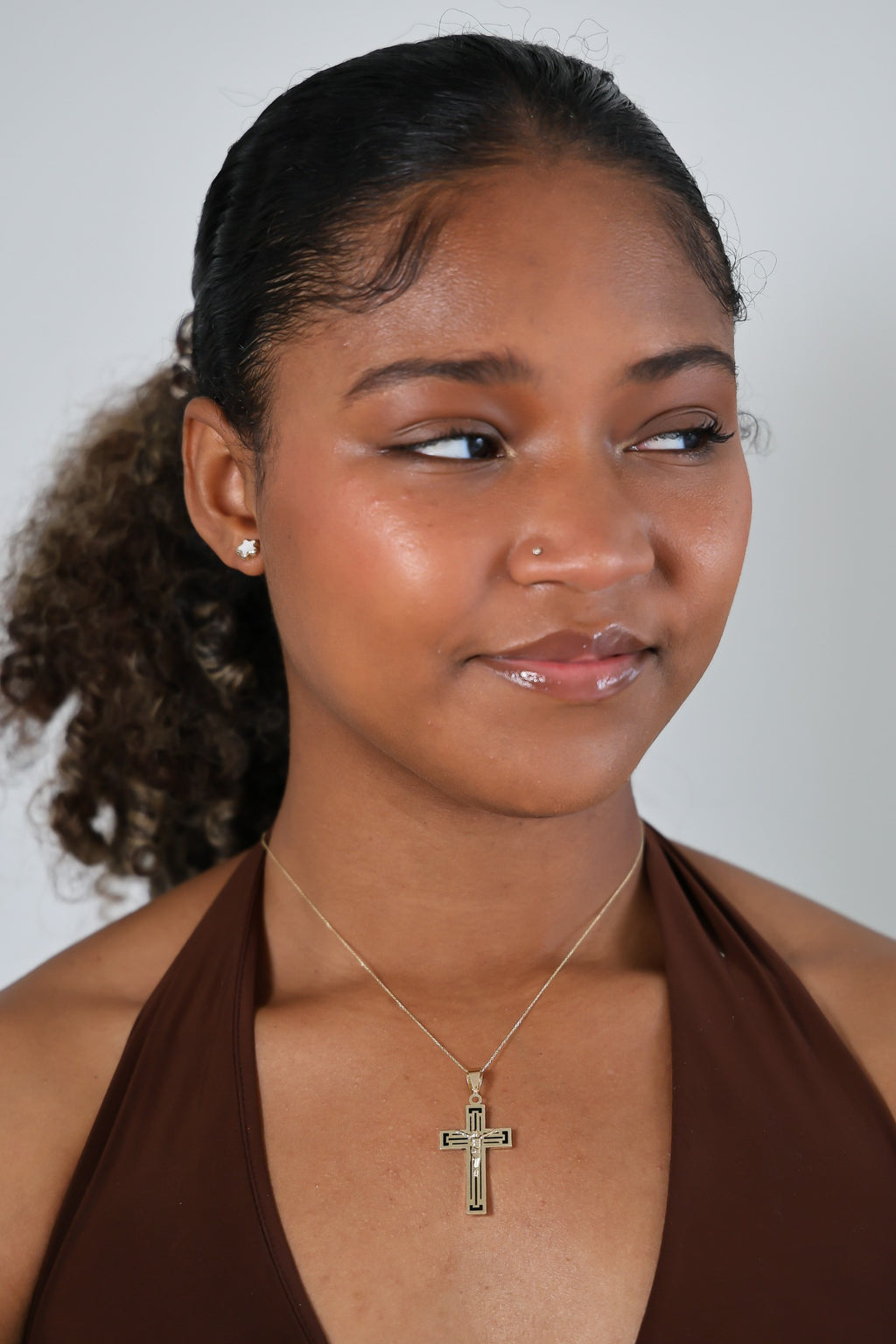 "Crucifix" Pendant -14K Gold
